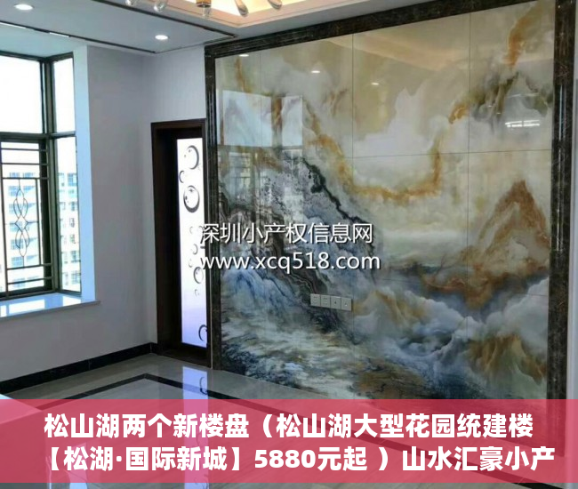 松山湖两个新楼盘（松山湖大型花园统建楼【松湖·国际新城】5880元起 ）山水汇豪小产权能住多久，