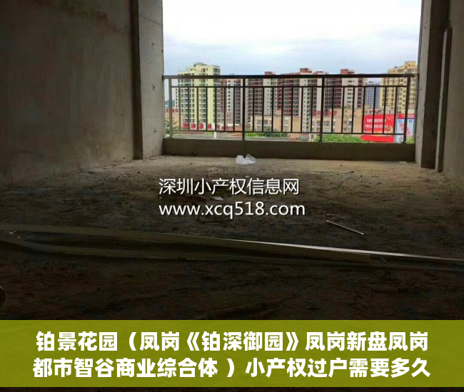 铂景花园（凤岗《铂深御园》凤岗新盘凤岗都市智谷商业综合体 ）小产权过户需要多久，