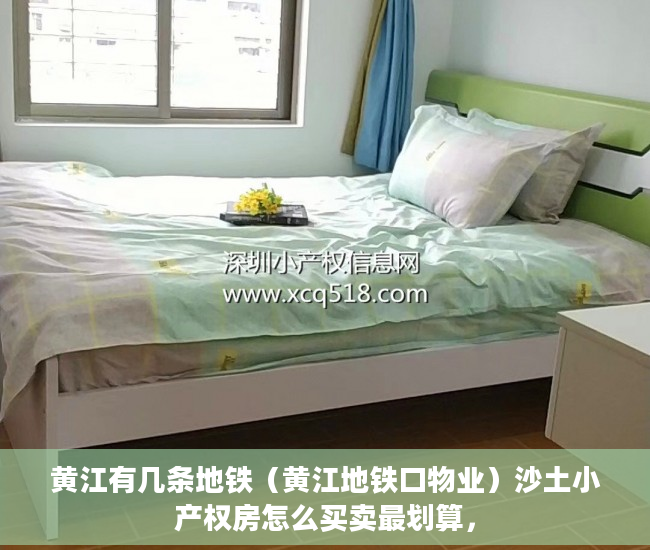 黄江有几条地铁（黄江地铁口物业）沙土小产权房怎么买卖最划算，