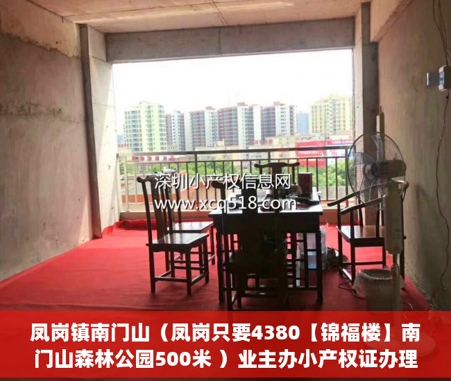 凤岗镇南门山（凤岗只要4380【锦福楼】南门山森林公园500米 ）业主办小产权证办理需要多久，