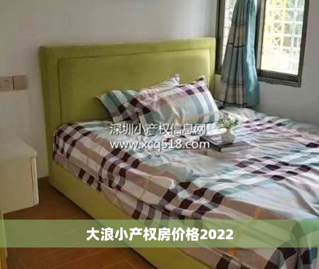 大浪小产权房价格2022