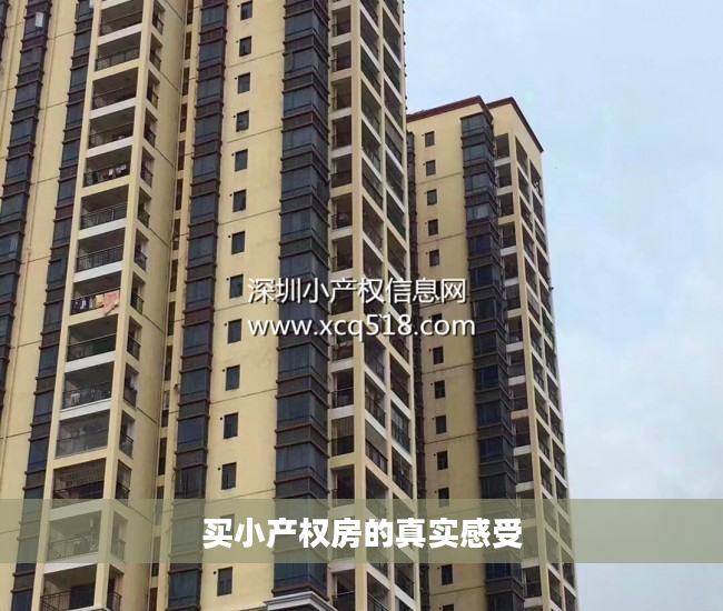 买小产权房的真实感受