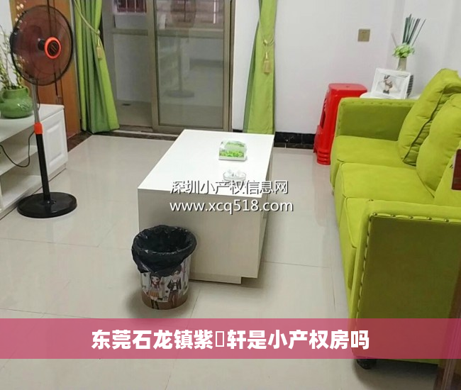 东莞石龙镇紫玥轩是小产权房吗