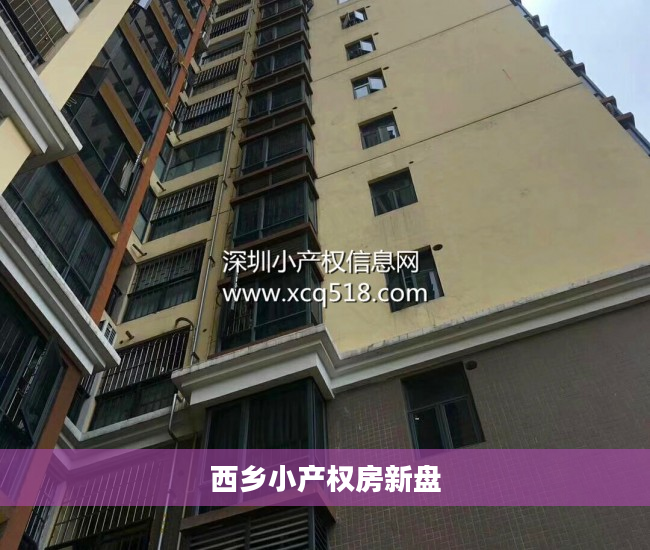 西乡小产权房新盘