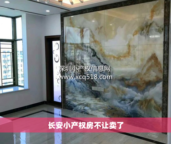 长安小产权房不让卖了