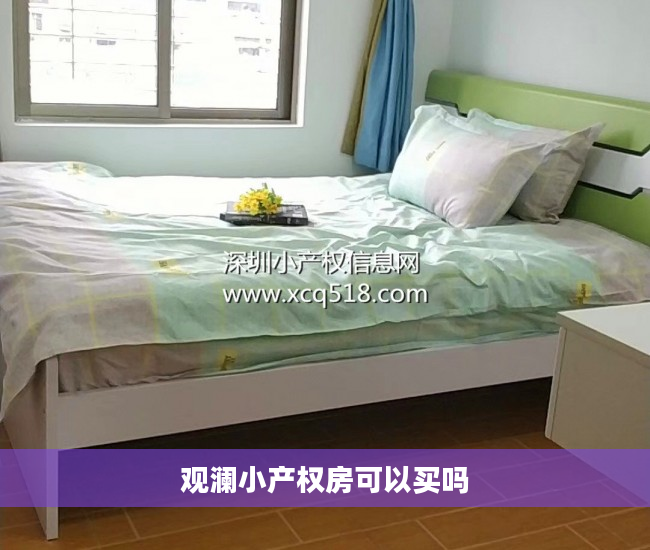观澜小产权房可以买吗