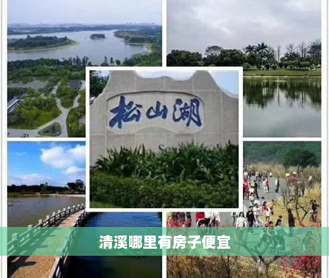 清溪哪里有房子便宜