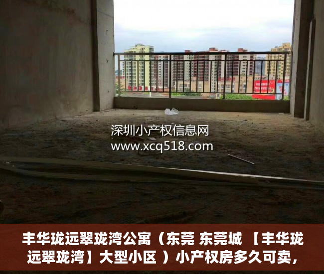 丰华珑远翠珑湾公寓（东莞 东莞城 【丰华珑远翠珑湾】大型小区 ）小产权房多久可卖，