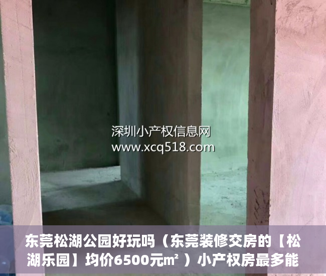 东莞松湖公园好玩吗（东莞装修交房的【松湖乐园】均价6500元㎡ ）小产权房最多能住多久，