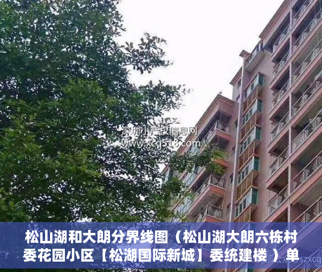 松山湖和大朗分界线图（松山湖大朗六栋村委花园小区【松湖国际新城】委统建楼 ）单位小产权年限多久，