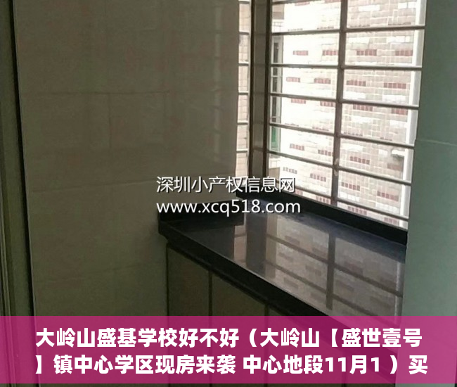 大岭山盛基学校好不好（大岭山【盛世壹号】镇中心学区现房来袭 中心地段11月1 ）买小产权房多久能交房，