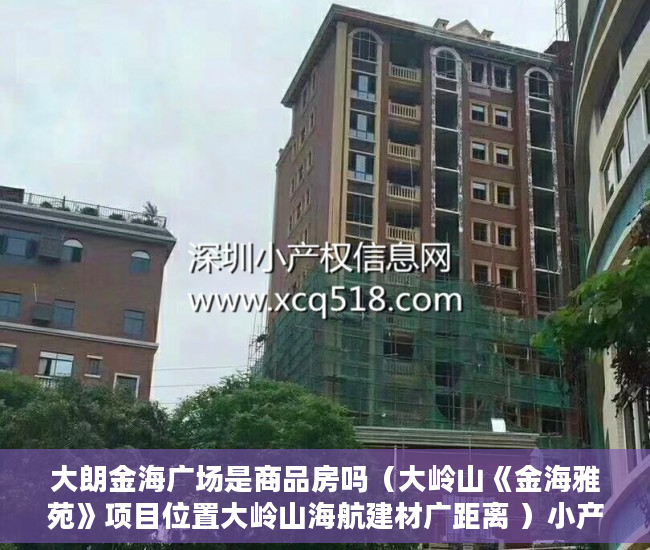 大朗金海广场是商品房吗（大岭山《金海雅苑》项目位置大岭山海航建材广距离 ）小产权多久房产证吗，
