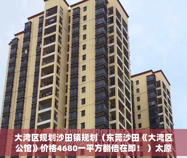 大湾区规划沙田镇规划（东莞沙田《大湾区公馆》价格4680一平方翻倍在即！ ）太原小产权房怎么拆，