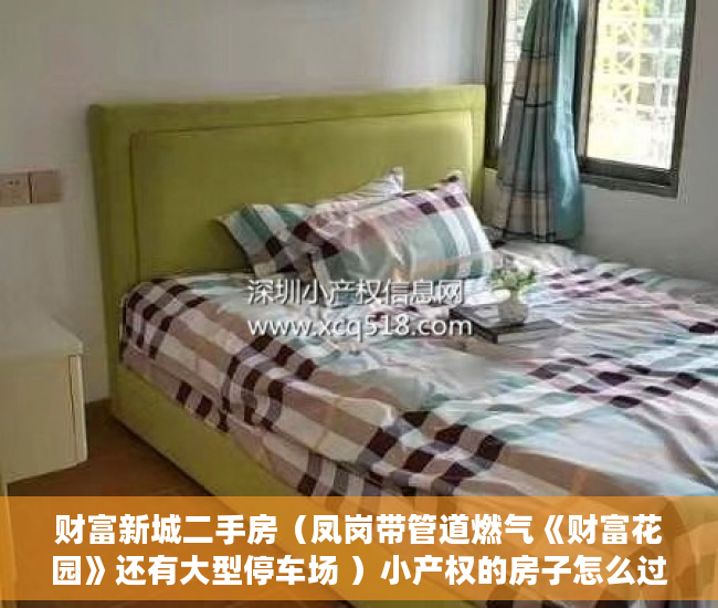 财富新城二手房（凤岗带管道燃气《财富花园》还有大型停车场 ）小产权的房子怎么过户，