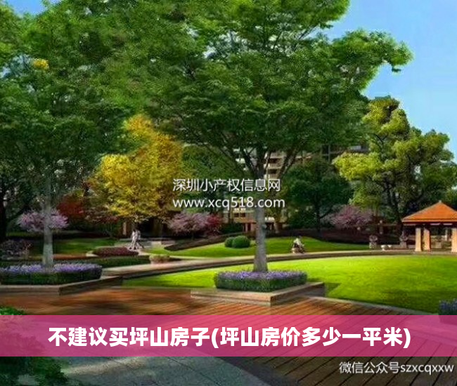 不建议买坪山房子(坪山房价多少一平米)