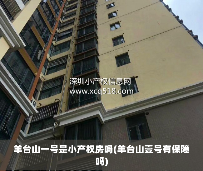 羊台山一号是小产权房吗(羊台山壹号有保障吗)