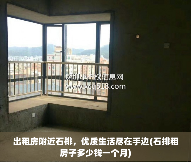 出租房附近石排，优质生活尽在手边(石排租房子多少钱一个月)
