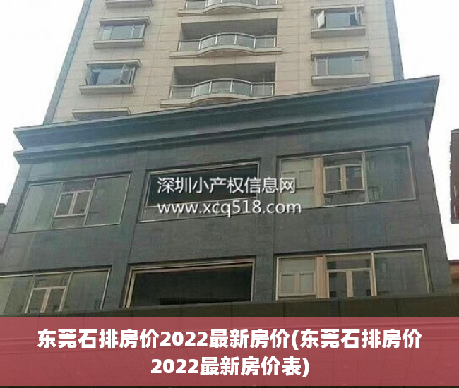 东莞石排房价2022最新房价(东莞石排房价2022最新房价表)
