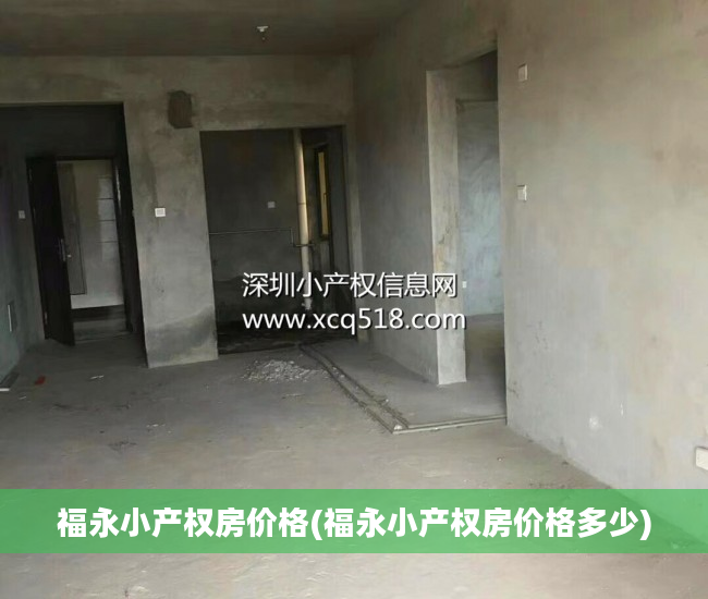 福永小产权房价格(福永小产权房价格多少)
