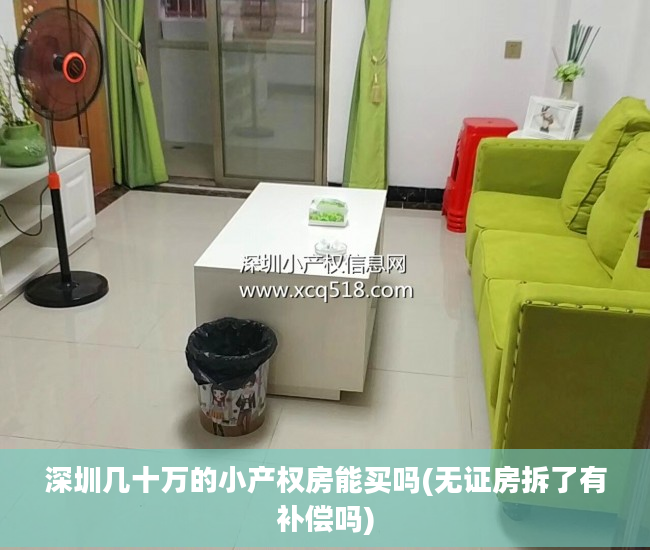 深圳几十万的小产权房能买吗(无证房拆了有补偿吗)
