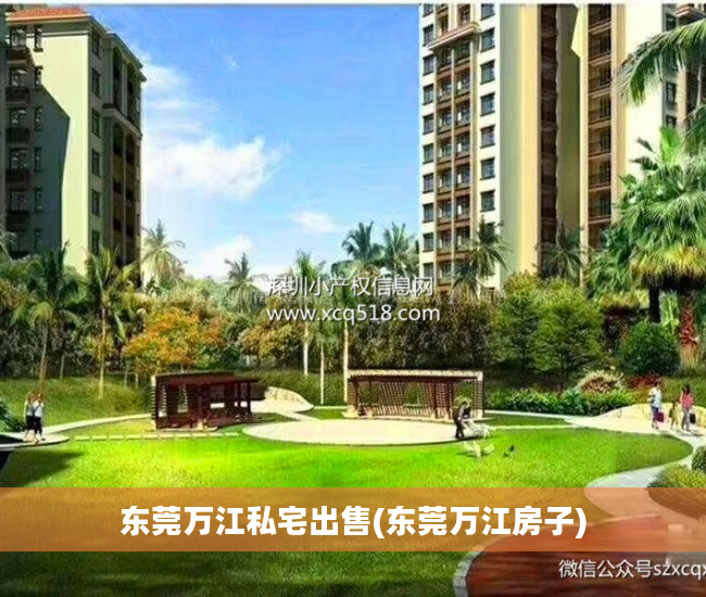 东莞万江私宅出售(东莞万江房子)