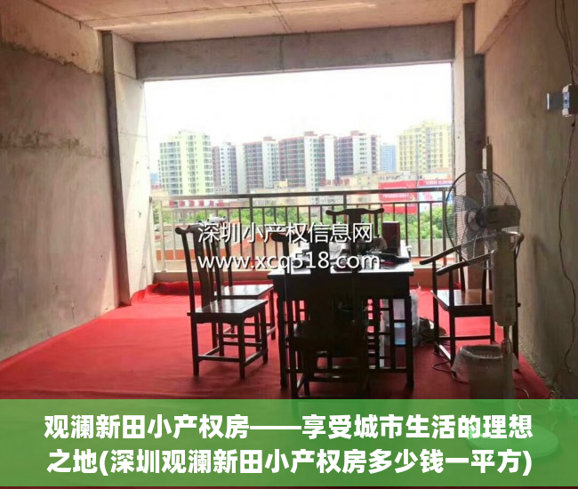 观澜新田小产权房——享受城市生活的理想之地(深圳观澜新田小产权房多少钱一平方)
