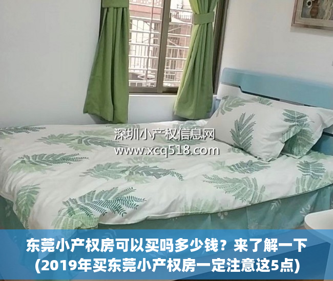 东莞小产权房可以买吗多少钱？来了解一下(2019年买东莞小产权房一定注意这5点)