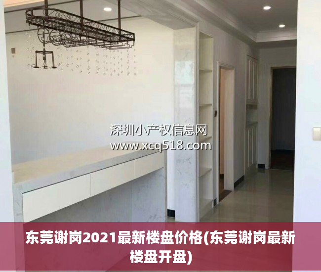 东莞谢岗2021最新楼盘价格(东莞谢岗最新楼盘开盘)