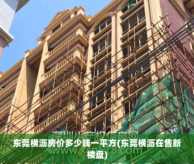 东莞横沥房价多少钱一平方(东莞横沥在售新楼盘)