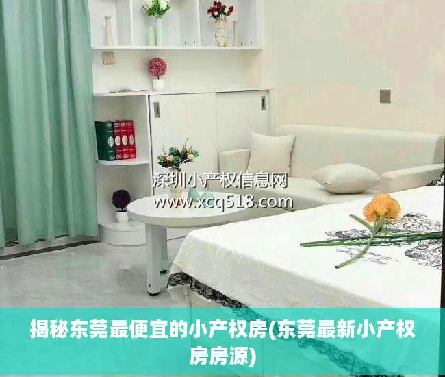 揭秘东莞最便宜的小产权房(东莞最新小产权房房源)