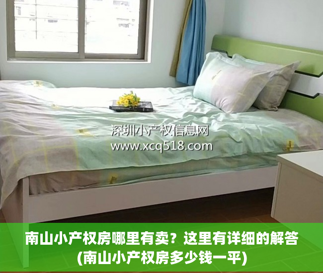 南山小产权房哪里有卖？这里有详细的解答(南山小产权房多少钱一平)