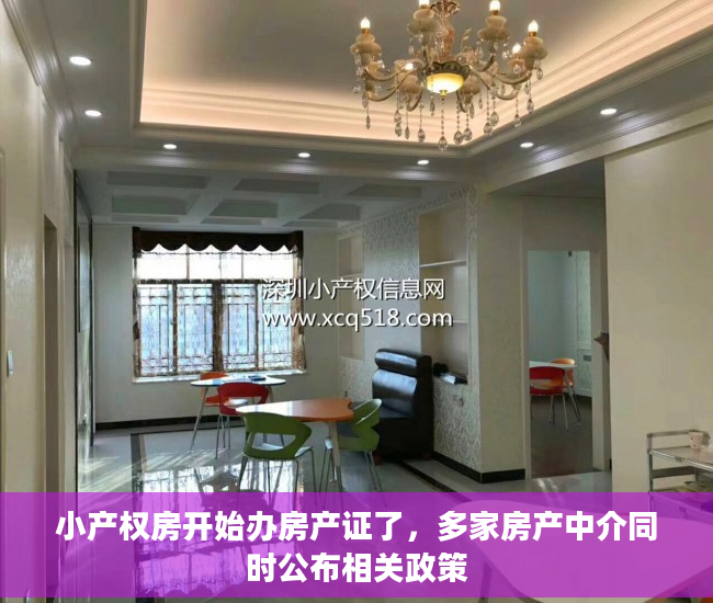小产权房开始办房产证了，多家房产中介同时公布相关政策