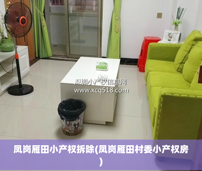 凤岗雁田小产权拆除(凤岗雁田村委小产权房)
