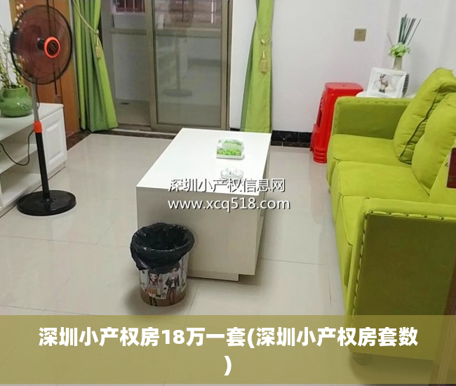 深圳小产权房18万一套(深圳小产权房套数)