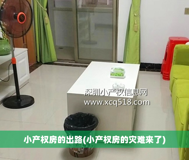 小产权房的出路(小产权房的灾难来了)