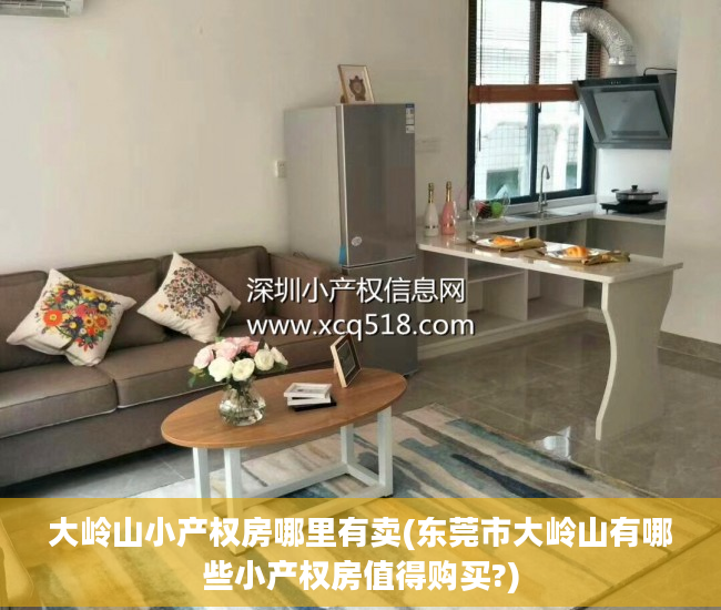 大岭山小产权房哪里有卖(东莞市大岭山有哪些小产权房值得购买?)