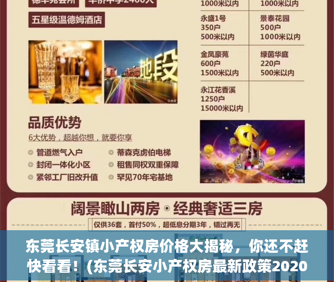 东莞长安镇小产权房价格大揭秘，你还不赶快看看！(东莞长安小产权房最新政策2020)