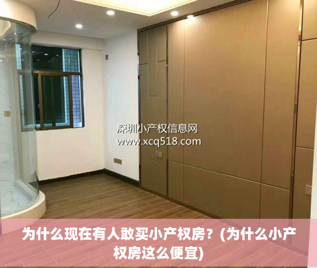 为什么现在有人敢买小产权房？(为什么小产权房这么便宜)