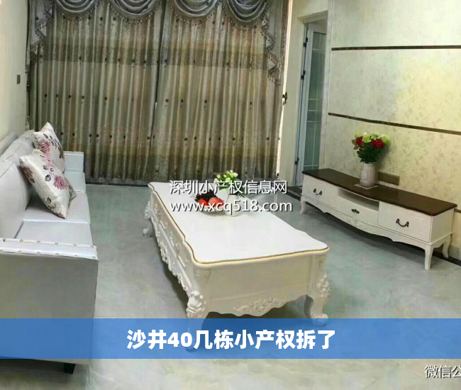 沙井40几栋小产权拆了
