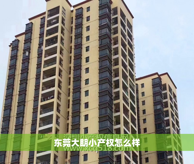东莞大朗小产权怎么样