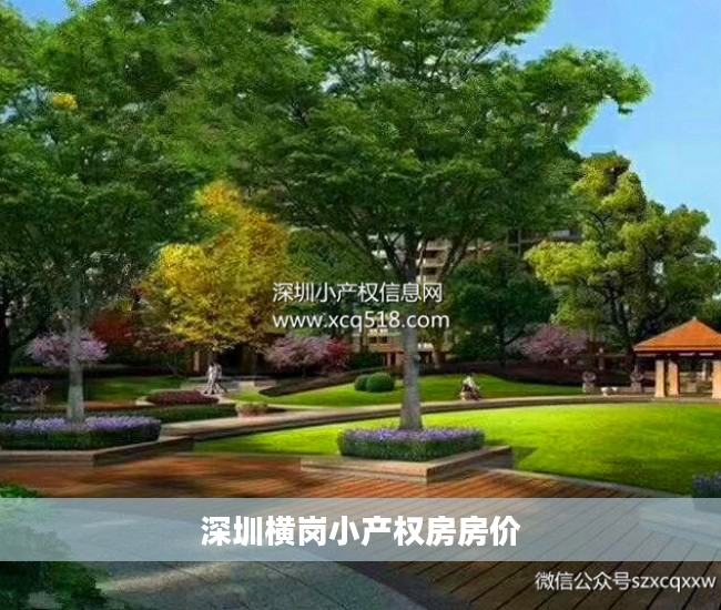 深圳横岗小产权房房价