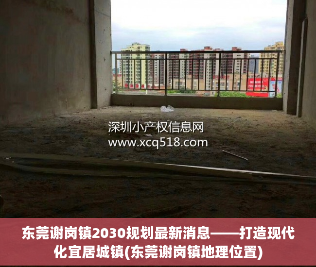 东莞谢岗镇2030规划最新消息——打造现代化宜居城镇(东莞谢岗镇地理位置)