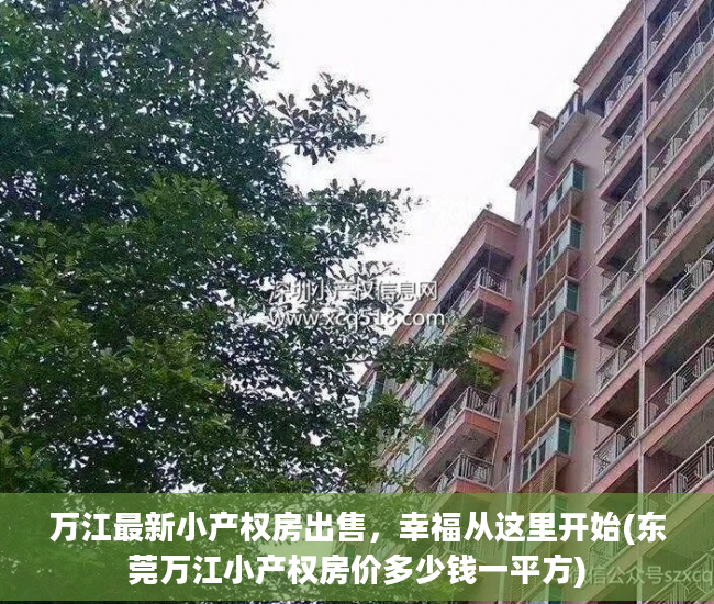 万江最新小产权房出售，幸福从这里开始(东莞万江小产权房价多少钱一平方)