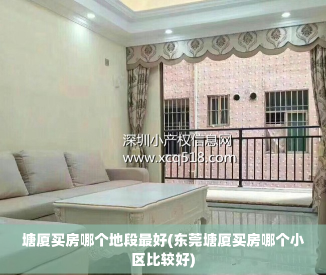 塘厦买房哪个地段最好(东莞塘厦买房哪个小区比较好)