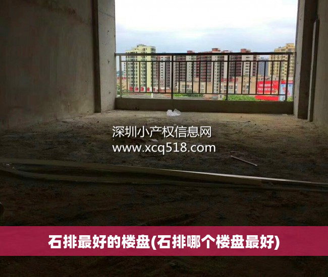 石排最好的楼盘(石排哪个楼盘最好)
