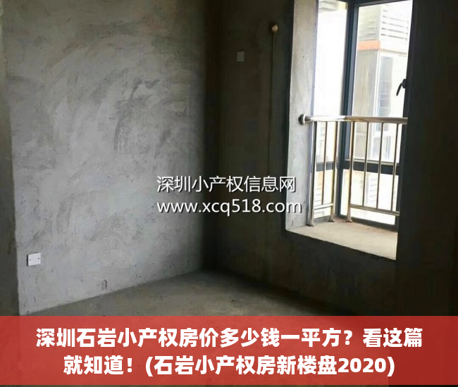 深圳石岩小产权房价多少钱一平方？看这篇就知道！(石岩小产权房新楼盘2020)