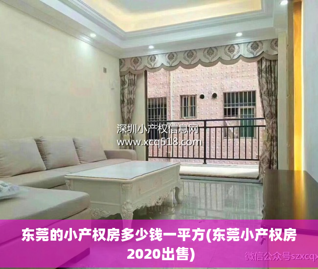 东莞的小产权房多少钱一平方(东莞小产权房 2020出售)