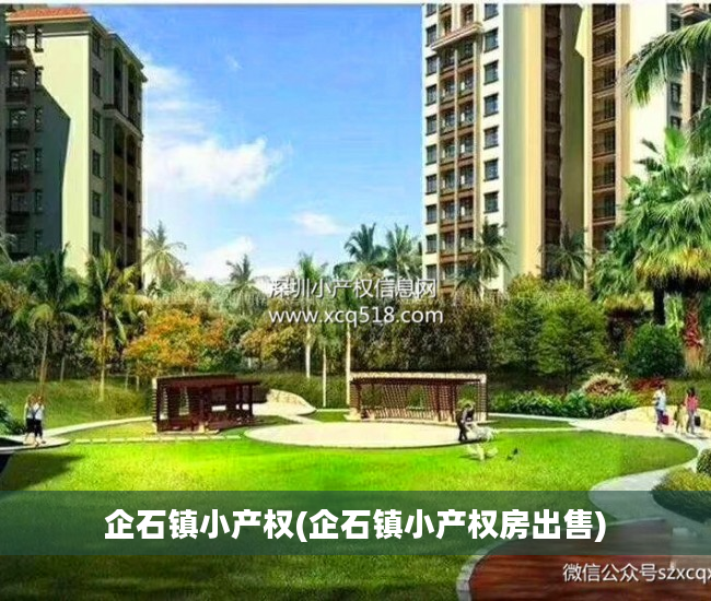 企石镇小产权(企石镇小产权房出售)