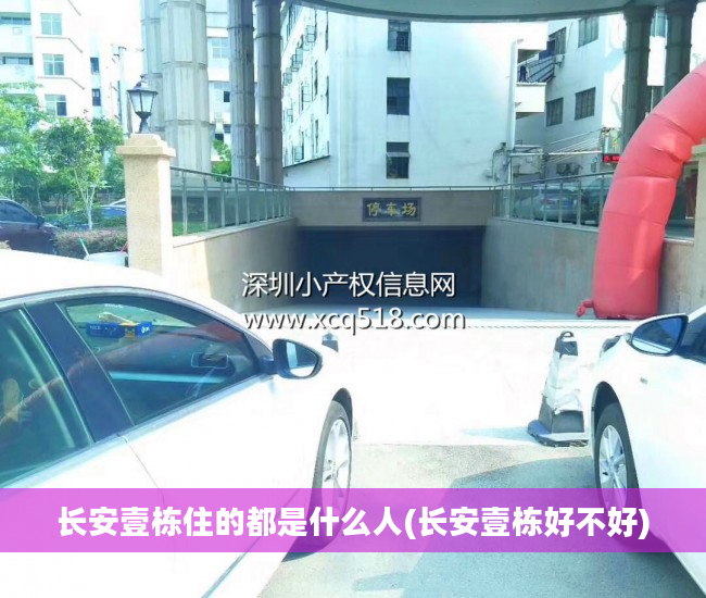 长安壹栋住的都是什么人(长安壹栋好不好)