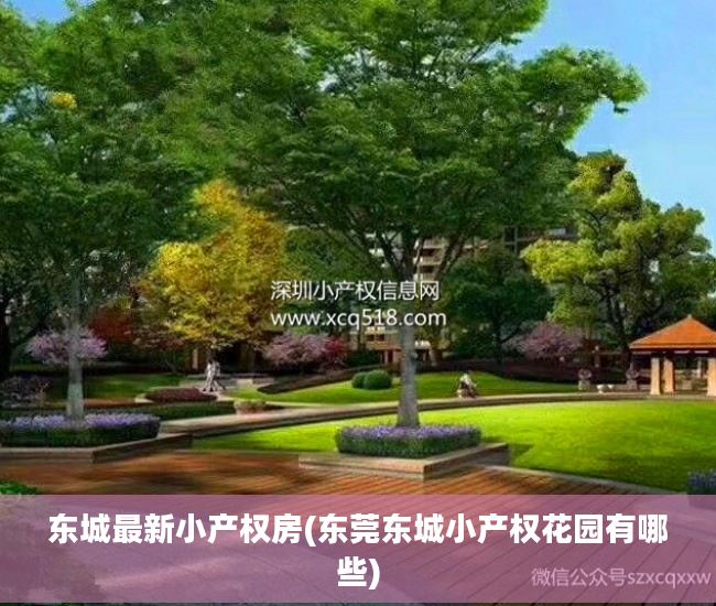 东城最新小产权房(东莞东城小产权花园有哪些)